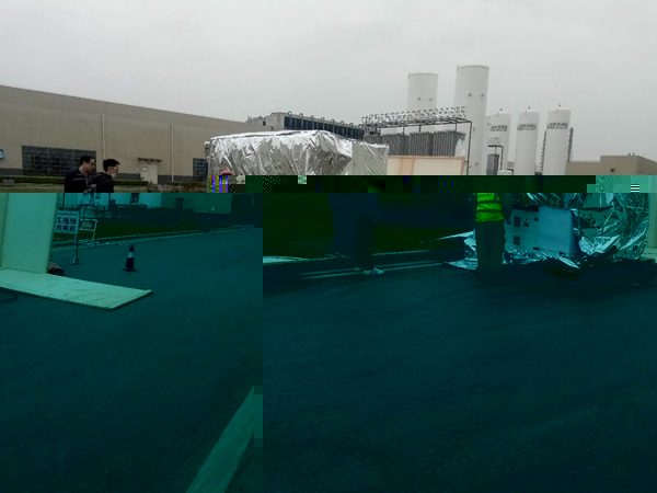 通威，激光機卸車，拆箱，搬運入場